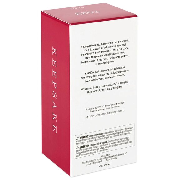 New! Parks & Recreation Ron Swanson Hallmark Keepsake Christmas Ornament + Sound - Picture 2 of 5